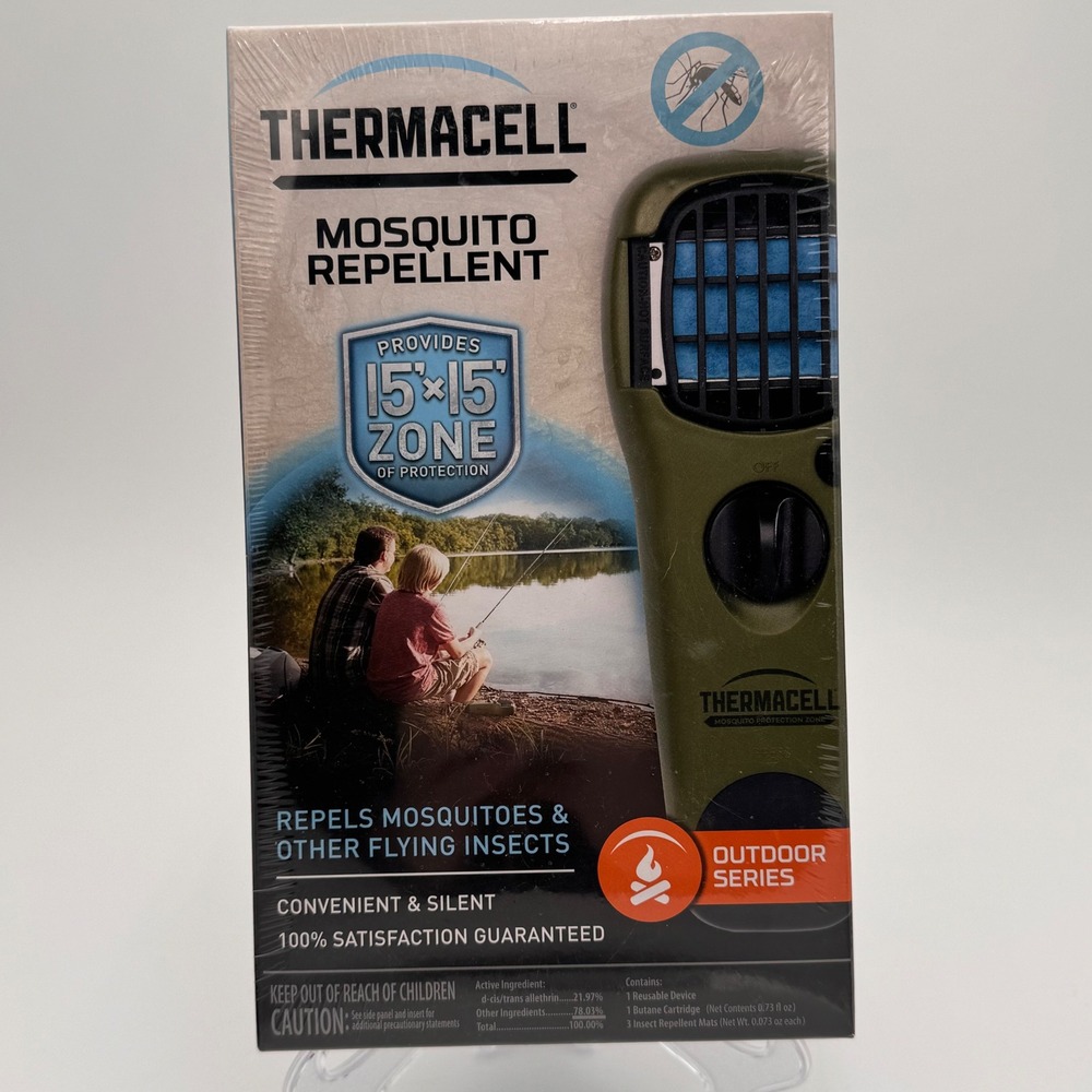 Thermacell Mosquito Repellent Outdoor Series Olive MR-GJ 15x15 Zone Protection